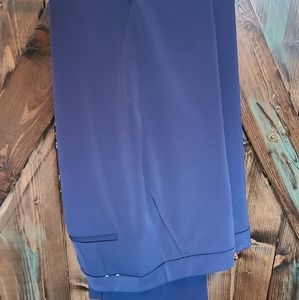 Blue slim ponte pants. 10